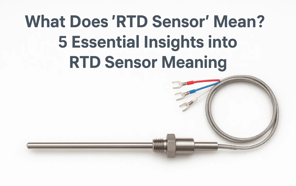 What Does “RTD Sensor” Mean? 5 Essential Insights into RTD Sensor Meaning