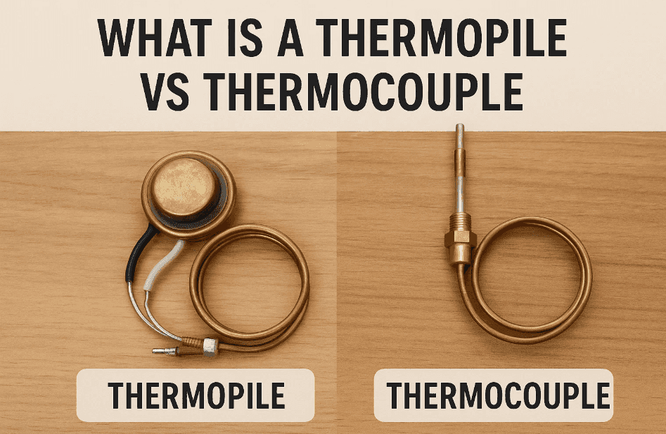 What is a thermopile vs thermocouple