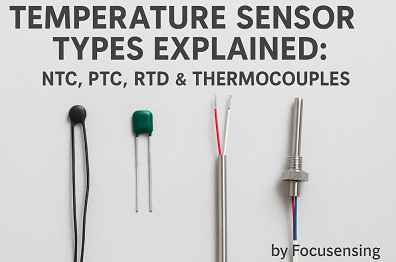 Temperature Sensor Types Explained: NTC, PTC, RTD & Thermocouples by Focusensing